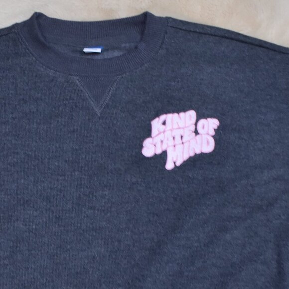 Old Navy Girls Gray Sweatshirt Size 8 - Picture 2 of 7